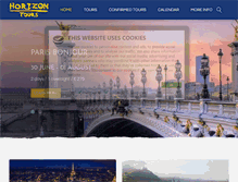 Tablet Screenshot of horizon-tours.de